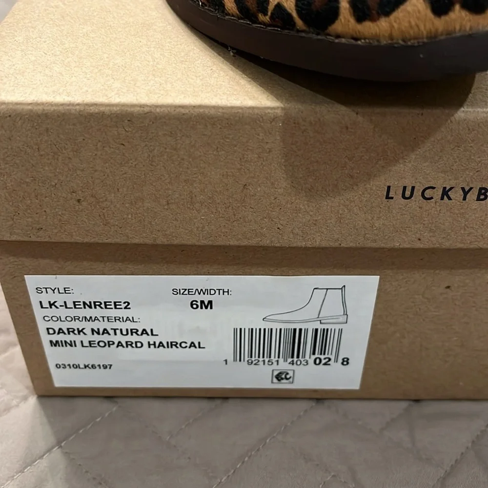 Lucky Brand Lenree2 Calf Hair Bootie / Size 6/ NIB